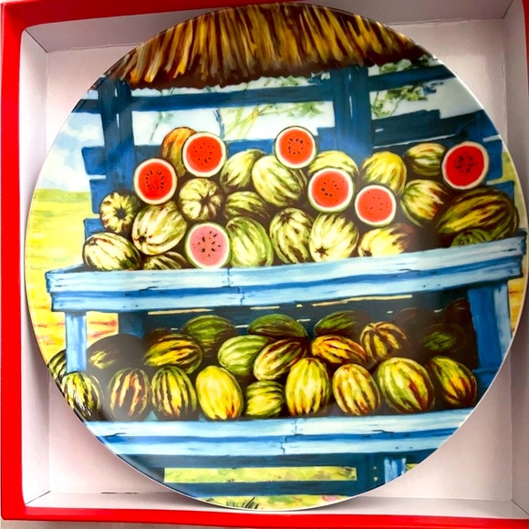 Arte de Café Ltd. Series Dessert Size Plates Artist Jennaro Gonzàlez Pacheco - Picture 1 of 14
